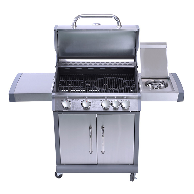 Enamel Firebox Gas BBQ Grill의 원리와 사용법 소개